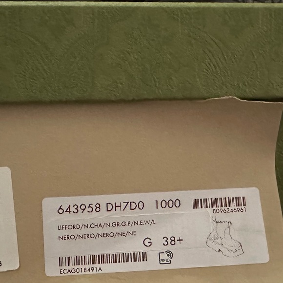 Gucci Black Matelassé Chelsea Boots Size: 38.5 (US 8.5) - Picture 5 of 7